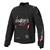 Μπουφάν μηχανής ALPINESTARS HALO DRYSTAR HF Laminated BLACK/RED