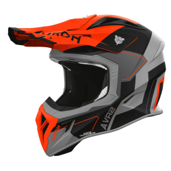 Κράνος motocross AIROH AVIATOR ACE 2 SHIELD ORANGE MATT