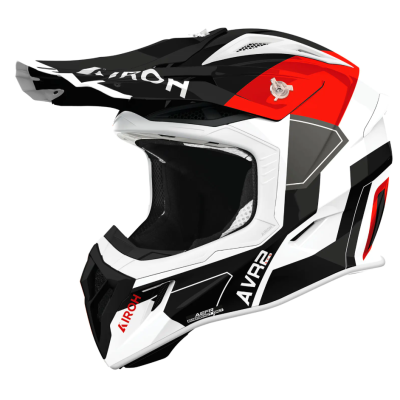 Κράνος motocross AIROH AVIATOR ACE 2 SHIELD RED GLOSS