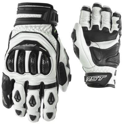 Δερμάτινα γάντια μηχανής RST TRACTECH WHITE