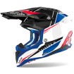 Κράνος motocross AIROH AVIATOR 3 Push Blue Red Gloss thumb