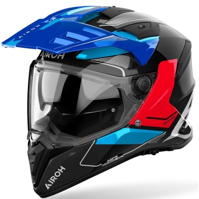 Κράνος μηχανής AIROH BANDIT Tune Blue Red Gloss
