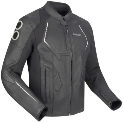 Μπουφάν μηχανής BERING Radial Black/White Μπουφάν μηχανής BERING Radial Black/White