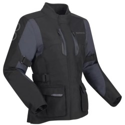 Γυναικείο μπουφάν μηχανής BERING Siberia Black/Gray