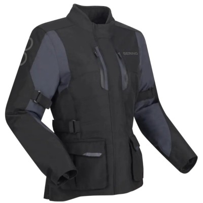 Γυναικείο μπουφάν μηχανής BERING Siberia Black/Gray