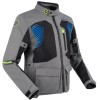 Μπουφάν μηχανής BERING Bakundu Grey/Black/Blue