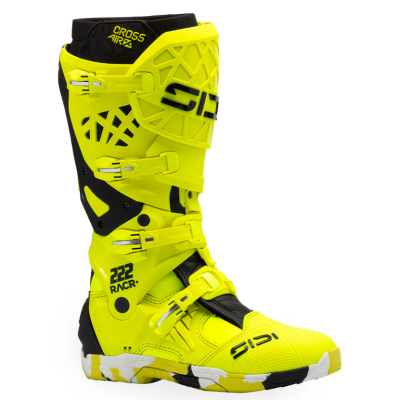 Μπότες μηχανής motocross SIDI CROSSAIR X RACR 222 NEON YELLOW 001