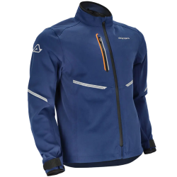 Μπουφάν μηχανής enduro ACERBIS X-DURO W-PROOF BLUE/ORANGE