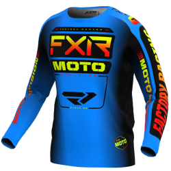 Μπλούζα motocross FXR CLUTCH MX24 BLUE INFERNO Μπλούζα motocross FXR CLUTCH MX24 BLUE INFERNO