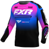 Μπλούζα motocross FXR CLUTCH MX25 BLACK/BLUE/PINK