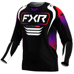 Μπλούζα motocross FXR CLUTCH MX25 BLACK/RED/PURPLE
