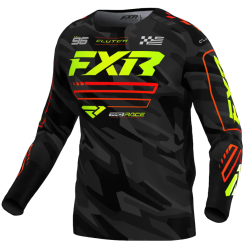 Μπλούζα motocross FXR CLUTCH MX25 NUKE HIVIS CAMO