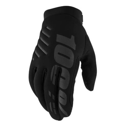 Γάντια motocross 100% BRISKER BLACK