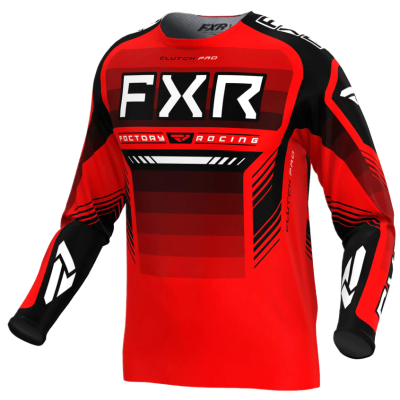 Μπλούζα motocross FXR CLUTCH PTO MX24 RED/BLACK