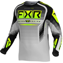 Μπλούζα motocross FXR CLUTCH PRO MX24 GREY HI VIS