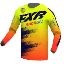 Μπλούζα motocross FXR CLUTCH MX22 MIDNIGHT/HI VIS/NUKE/RED