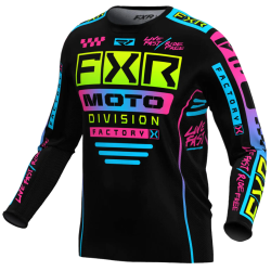 Μπλούζα motocross FXR PODIUM GLADIATOR MX24 BLACK/CANDY