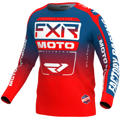 Μπλούζα motocross FXR CLUTCH MX24 SLATE RED