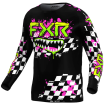 Παιδική μπλούζα motocross FXR CLUTCH MX25 BLACK/BLUE/PINK thumb