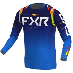 Παιδική μπλούζα motocross FXR STRETCH PRO MX22 NAVY/INFERNO