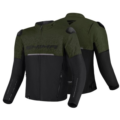 Μπουφάν μηχανής SHIMA DRIFT BLACK/KHAKI