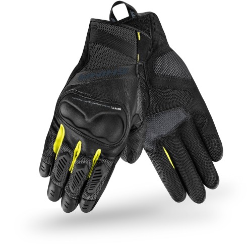 Γάντια μηχανής SHIMA HERO BLACK FLUO