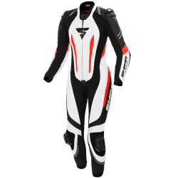 Γυναικεία δερμάτινη στολή μηχανής SHIMA MIURA RS WHITE/FLUO