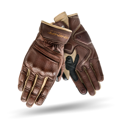 Δερμάτινα γάντια μηχανής SHIMA AVIATOR BROWN