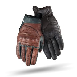 Δερμάτινα γάντια μηχανής SHIMA CALIBER BLACK/BROWN/GRAY Δερμάτινα γάντια μηχανής SHIMA CALIBER BLACK/BROWN/GRAY