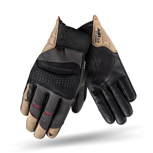 Γάντια μηχανής SHIMA AIR 2.0 BLACK /BROWN