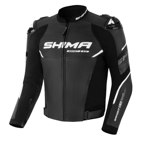 Δερμάτινο μπουφάν μηχανής SHIMA BANDIT 2.0 BLACK