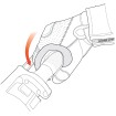 Γυναικεία γάντια μηχανής SHIMA CALIBER BLACK/BROWN/GRAY thumb