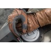 Δερμάτινα γάντια μηχανής SHIMA CALIBER BLACK/BROWN/GRAY thumb