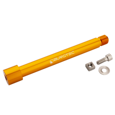 Άξωνας τροχού ποδηλάτου BURGTEC Fox 15x110mm Boost Fork Axle - Iron Bro Orange 2021+