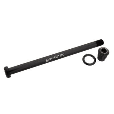 Άξωνας πίσω τροχού ποδηλάτου BURGTEC Pivot 185.3mm Rear Axle - Burgtec Black