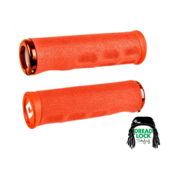 Χειρολαβές ποδηλάτου ODI F-1 SERIES DREAD LOCK V2.1 LOCK-ON GRIPS Orange