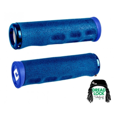 Χειρολαβές ποδηλάτου ODI F-1 SERIES DREAD LOCK V2.1 LOCK-ON GRIPS Blue