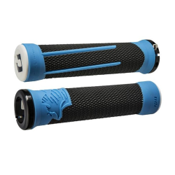 Χειρολαβές ποδηλάτου ODI AG2 v2.1 Lock-On Grips Black/Blue with Blue Clamps