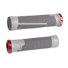Χειρολαβές ποδηλάτου ODI AG2 v2.1 Lock-On Grips Graphite/CoolGray with Red Clamps
