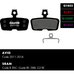 Τακάκια ποδηλάτου GALFER BIKE FD455G1053 PERFORMANCE Brake Pad