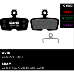 Τακάκια ποδηλάτου GALFER BIKE FD455G1652 E-BIKE Brake Pad