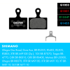 Τακάκια ποδηλάτου GALFER BIKE FD496G1455 ROAD Brake Pad