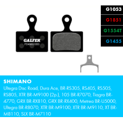 Τακάκια ποδηλάτου GALFER BIKE FD496G1455 ROAD Brake Pad