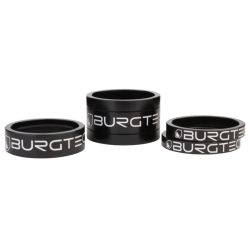 Αποστάτες λαιμού τιμονιού BURGTEC Stem Spacers Burgtec Black Αποστάτες λαιμού τιμονιού BURGTEC Stem Spacers Burgtec Black