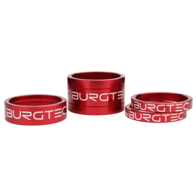 Αποστάτες λαιμού τιμονιού BURGTEC Stem Spacers ­Race Red