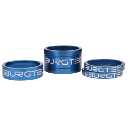 Αποστάτες λαιμού τιμονιού BURGTEC Stem Spacers Deep Blue Αποστάτες λαιμού τιμονιού BURGTEC Stem Spacers Deep Blue