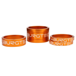Αποστάτες λαιμού τιμονιού BURGTEC Stem Spacers Iron Bro Orange Αποστάτες λαιμού τιμονιού BURGTEC Stem Spacers Iron Bro Orange