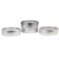 Αποστάτες λαιμού τιμονιού BURGTEC Stem Spacers Rhodium Silver