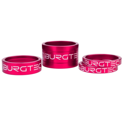 Αποστάτες λαιμού τιμονιού BURGTEC Stem Spacers ­Toxic Barbie Pink