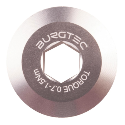 Βίδα μανιβέλας BURGTEC Shimano Crank Bolt ­Rhodium Silver